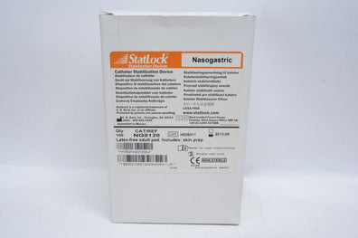 StatLock NG0120 Nasogastric Cath. Stabilization Device (x) - Box of 100